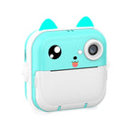 Children Instant Camera Mini Thermal HD Printer Video Photo Digital Camera, Standard Blue, Standard Pink, 16G Pink, 16G Blue, 32G Pink, 32G Blue Standard Blue