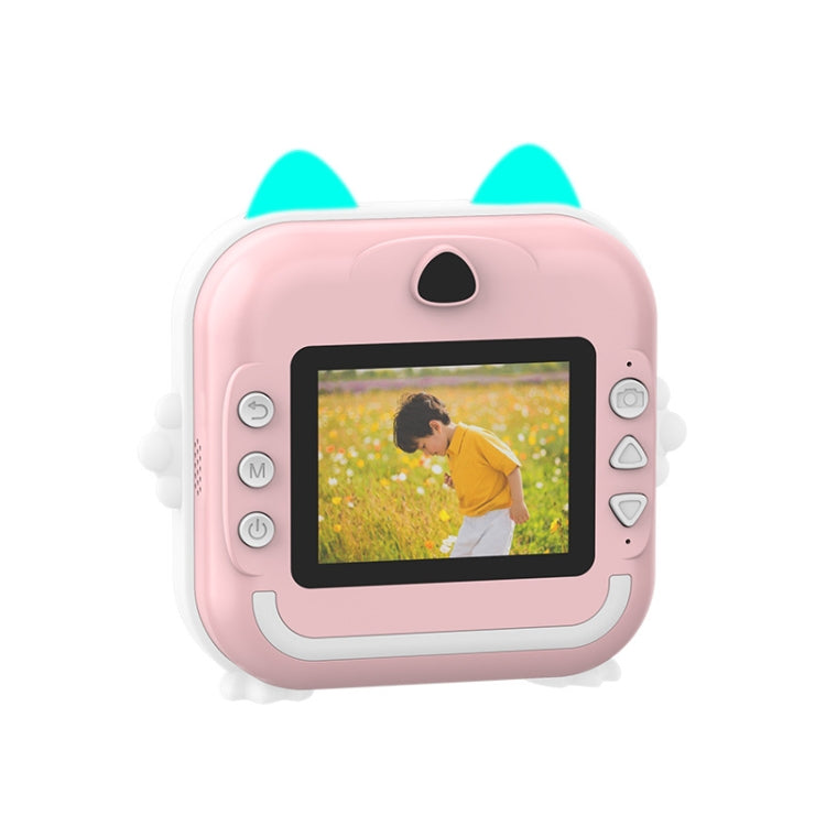 Children Instant Camera Mini Thermal HD Printer Video Photo Digital Camera, Standard Blue, Standard Pink, 16G Pink, 16G Blue, 32G Pink, 32G Blue 16G Pink