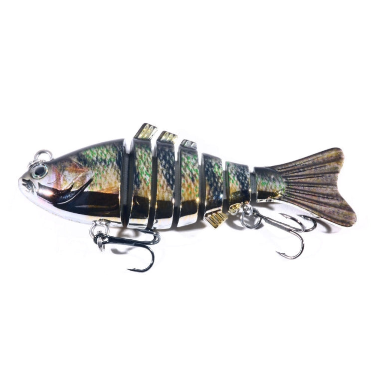 HENGJIA 10cm 24g Bionic Multi-Section Fish Bait Plastic Electroplating Fake Bait, JM060 (5), JM060 (6), JM060 (1), JM060 (2), JM060 (3), JM060 (4)