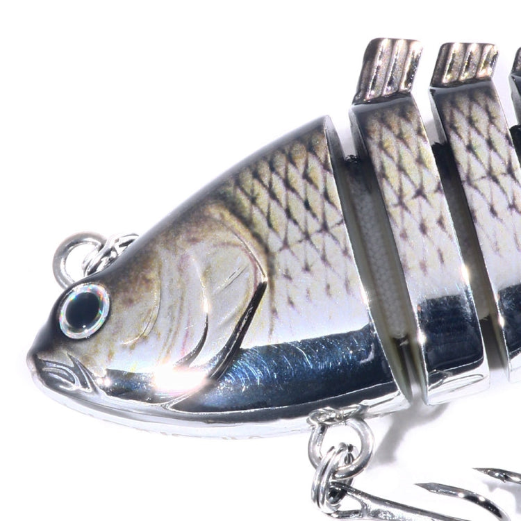 HENGJIA 10cm 24g Bionic Multi-Section Fish Bait Plastic Electroplating Fake Bait, JM060 (5), JM060 (6), JM060 (1), JM060 (2), JM060 (3), JM060 (4)