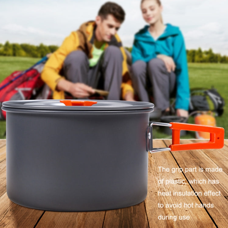 Hewolf HW-K1779 4-5 People Outdoor Aluminum Stove Portable Storage Camping Set, HW-K1779 – Durable Build, Easy to Use