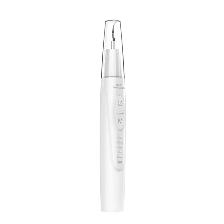 Ultrasonic Electric Scaler Home Dental Cleaner Portable Scaling Instrument – TPU, 4K White