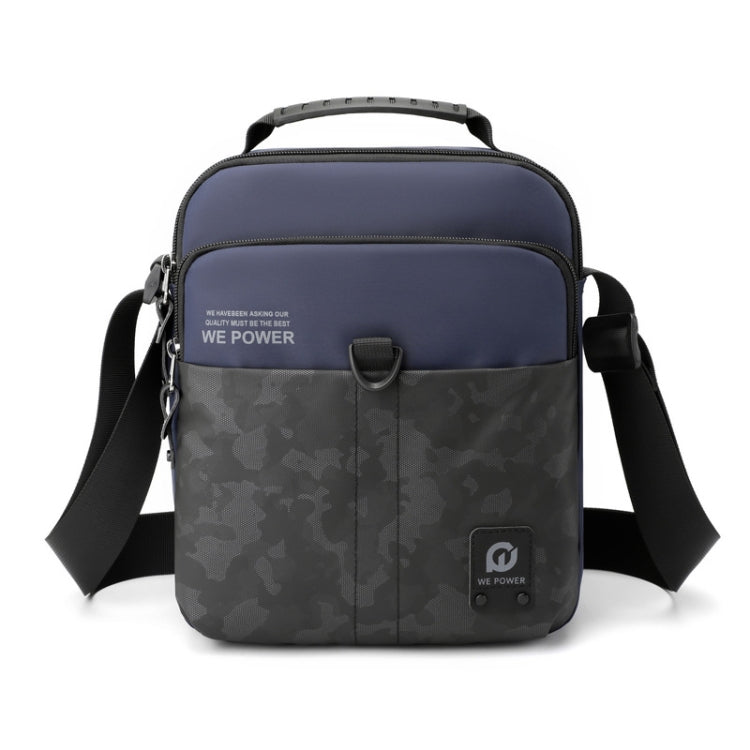WEPOWER Men Sport Messenger Bag Outdoor Street Casual Messenger Bag – Wear-resistant Dark Blue