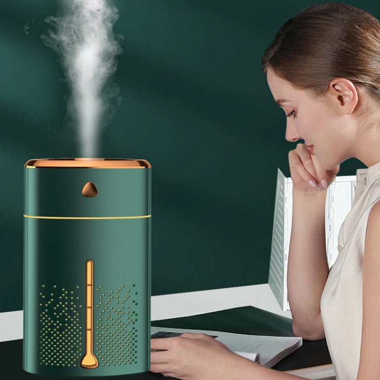 Silent USB Plug-In Silver Ion Purifying Humidifier Household Night Light Atomizer, Electroplated White, Electroplated Green, White, Green, Duck – Durable Build, Easy to Use