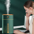 Silent USB Plug-In Silver Ion Purifying Humidifier Household Night Light Atomizer, Electroplated White, Electroplated Green, White, Green, Duck – Durable Build, Easy to Use