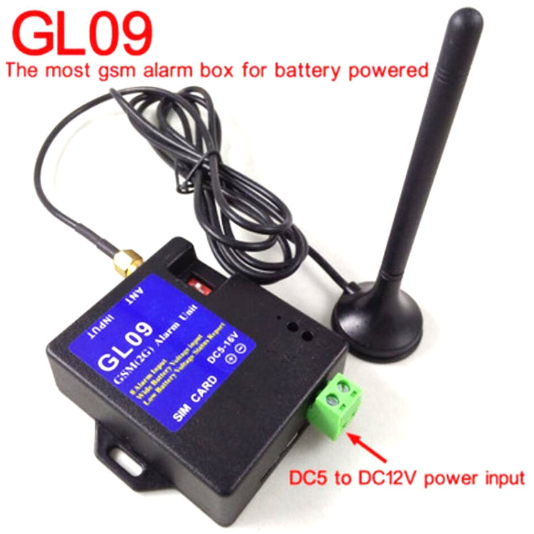 GL09-B 3G 8 Channel GSM SMS Alarm System Module For Battery Operated Alert, GL09-B 3G