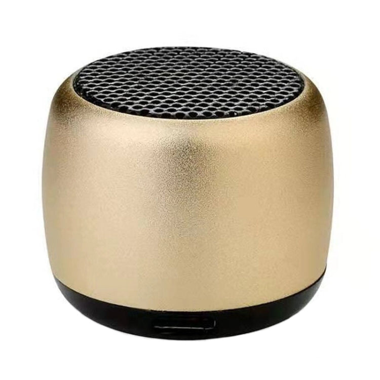 Small TWS Couplet Wireless Bluetooth Speaker Mini Smart Noise Reduction Waterproof Speaker – Waterproof, Bluetooth, Aluminum Alloy Gold