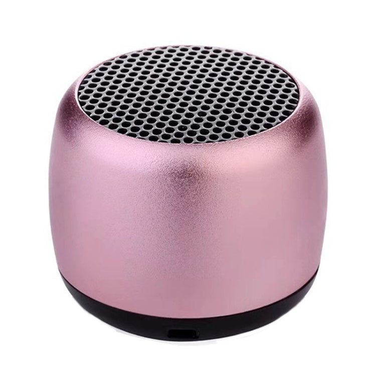 Small TWS Couplet Wireless Bluetooth Speaker Mini Smart Noise Reduction Waterproof Speaker – Waterproof, Bluetooth, Aluminum Alloy Rose Gold
