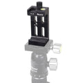 XILETU XJ-8 Aluminum Alloy Camera Head Tripod Mobile Phone Clip Black