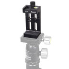XILETU XJ-8 Aluminum Alloy Camera Head Tripod Mobile Phone Clip Black