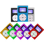 Mini Lavalier Metal MP3 Music Player with Screen, Without Memory Card
