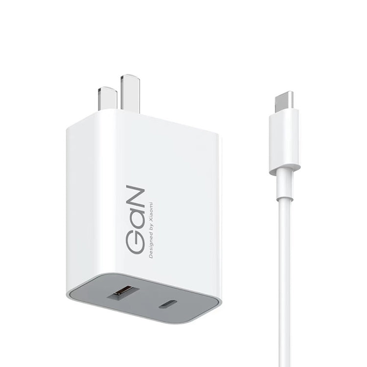 Original Xiaomi 67W GaN 1C+1A Dual Port Smart Fast Charger, US Plug, MDY-14 – Fast Charging, TPU MDY-14