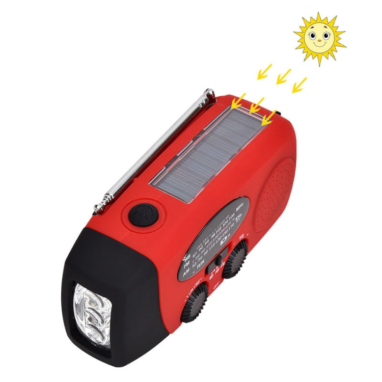 HanRongda HRD-902 Disaster Prevention and Emergency Solar Charging Lighting Mobile Portable Radio, HRD-902 – Waterproof, Wear-resistant, TPU