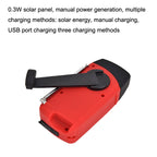HanRongda HRD-902 Disaster Prevention and Emergency Solar Charging Lighting Mobile Portable Radio, HRD-902 – Waterproof, Wear-resistant, TPU