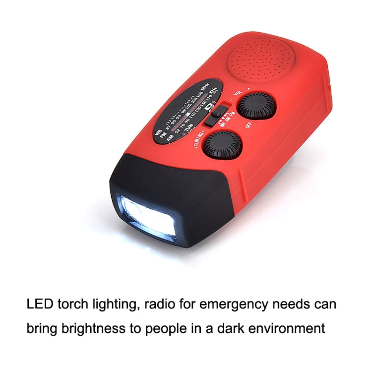HanRongda HRD-902 Disaster Prevention and Emergency Solar Charging Lighting Mobile Portable Radio, HRD-902 – Waterproof, Wear-resistant, TPU