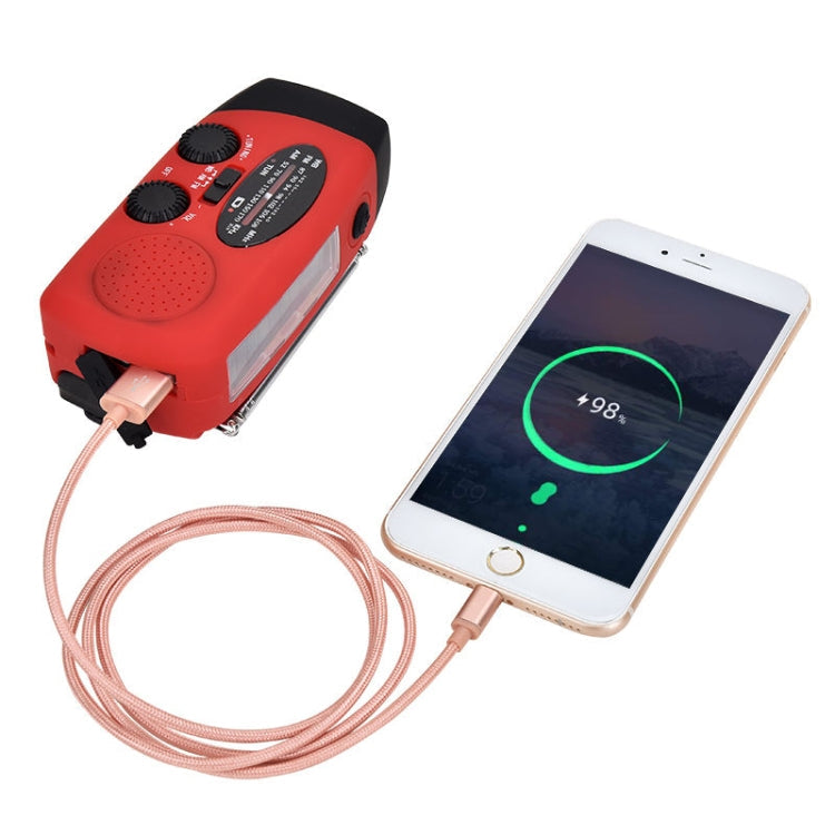 HanRongda HRD-902 Disaster Prevention and Emergency Solar Charging Lighting Mobile Portable Radio, HRD-902 – Waterproof, Wear-resistant, TPU