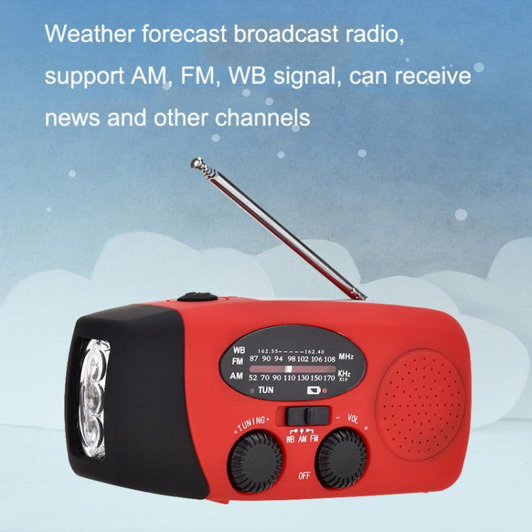 HanRongda HRD-902 Disaster Prevention and Emergency Solar Charging Lighting Mobile Portable Radio, HRD-902 – Waterproof, Wear-resistant, TPU