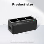 For DJI Mavic 3 Series LKTOP 200W 3-Channel Battery Charger, US Plug, EU Plug