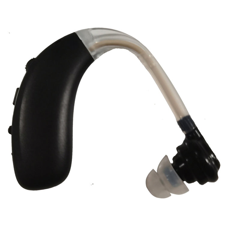 USB Charging Earhook Noise Reduction Hearing Aid Sound Amplifier – TPU Black