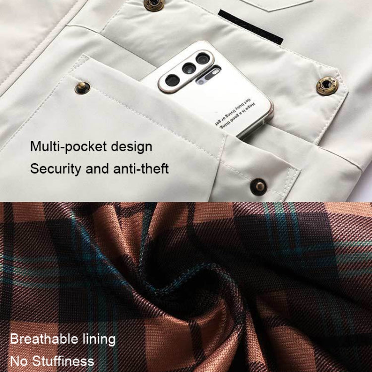Men Casual Jacket Autumn And Winter Hooded Jacket, M, L, XL, XXL, XXXL, XXXXL – Waterproof, Wear-resistant, Slim Fit