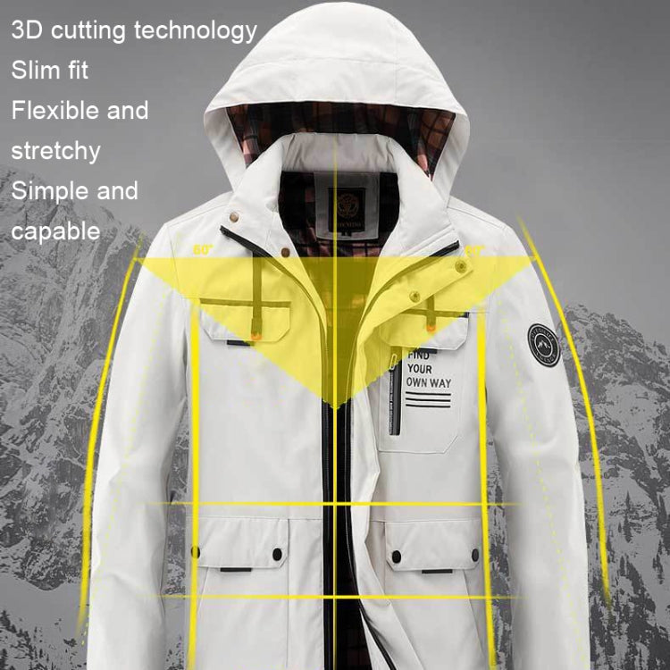 Men Casual Jacket Autumn And Winter Hooded Jacket, M, L, XL, XXL, XXXL, XXXXL – Waterproof, Wear-resistant, Slim Fit