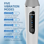 Electric Bath Brush Silicone Vibration Long-handled Back Spa Shower