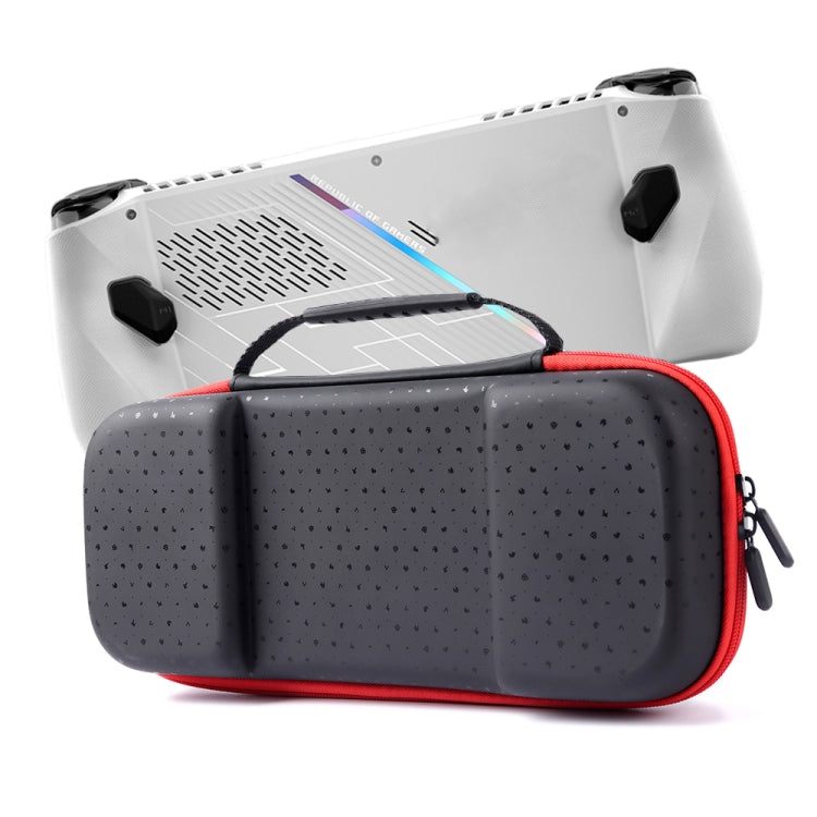 For ASUS ROG Ally Game Console Portable PU Waterproof Storage Box, Storage Box (Red) Storage Box (Red)