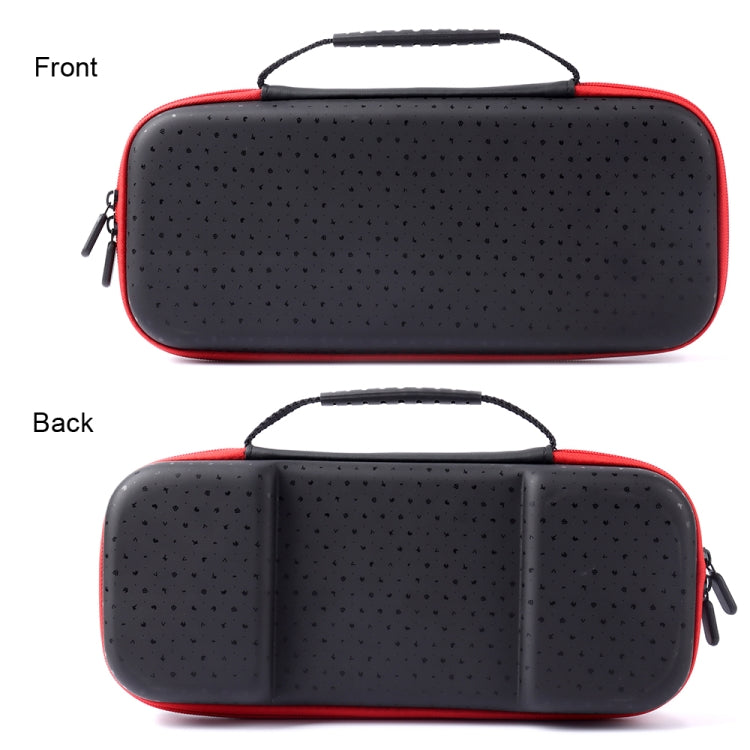 For ASUS ROG Ally Game Console Portable PU Waterproof Storage Box, Storage Box (Red)
