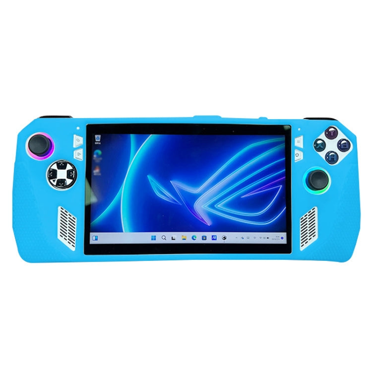 For ASUS ROG Ally Handheld Game Console Silicone Drop-proof Protective Case All-inclusive Case, Black, White, Grey, Red, Blue, Pink – Durable Build, Easy to Use Blue