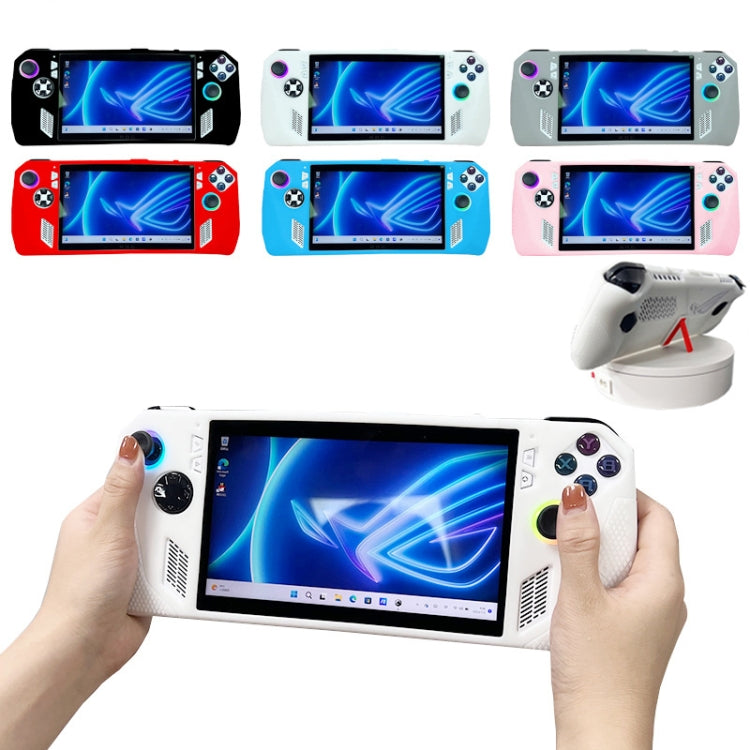 For ASUS ROG Ally Handheld Game Console Silicone Drop-proof Protective Case All-inclusive Case, Black, White, Grey, Red, Blue, Pink – Durable Build, Easy to Use