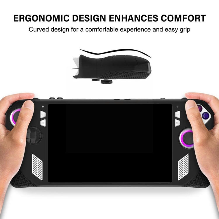 For ASUS ROG Ally Handheld Game Console Silicone Drop-proof Protective Case All-inclusive Case, Black, White, Grey, Red, Blue, Pink – Durable Build, Easy to Use