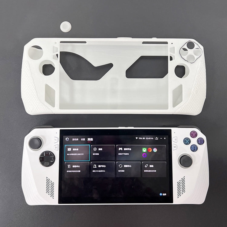 For ASUS ROG Ally Handheld Game Console Silicone Drop-proof Protective Case All-inclusive Case, Black, White, Grey, Red, Blue, Pink – Durable Build, Easy to Use