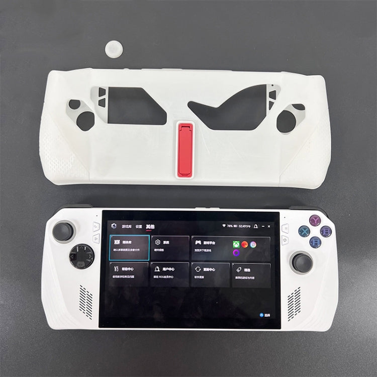 For ASUS ROG Ally Handheld Game Console Silicone Drop-proof Protective Case All-inclusive Case, Black, White, Grey, Red, Blue, Pink – Durable Build, Easy to Use