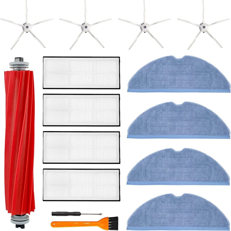 For Xiaomi Roborock S7+ S7 T7S T7 Plus Series Roller Brush Filter Rag Side Brush 15 in 1 Set Default Title