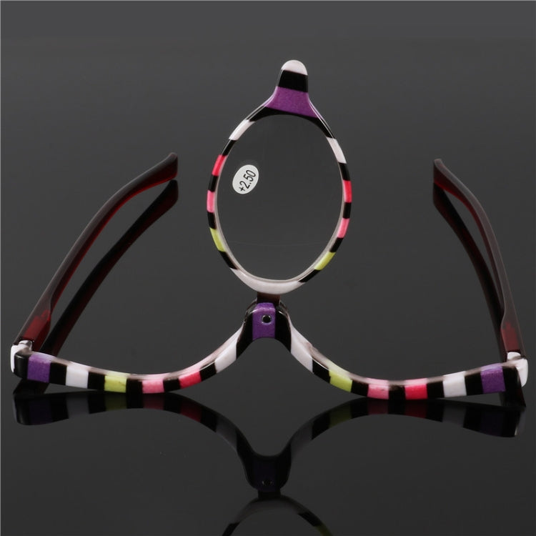 Makeup Presbyopic Glasses Multicolored Rotatable Magnifying Glass Single Piece Reading Glass, Degree:, +150, +200, +250, +300, +350, +400 – Durable Build, Easy to Use