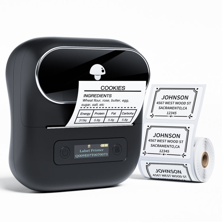 Phomemo M220 Jewelry Clothing Tags Bluetooth Thermist Strip Tag Printer, M220 M220 Black