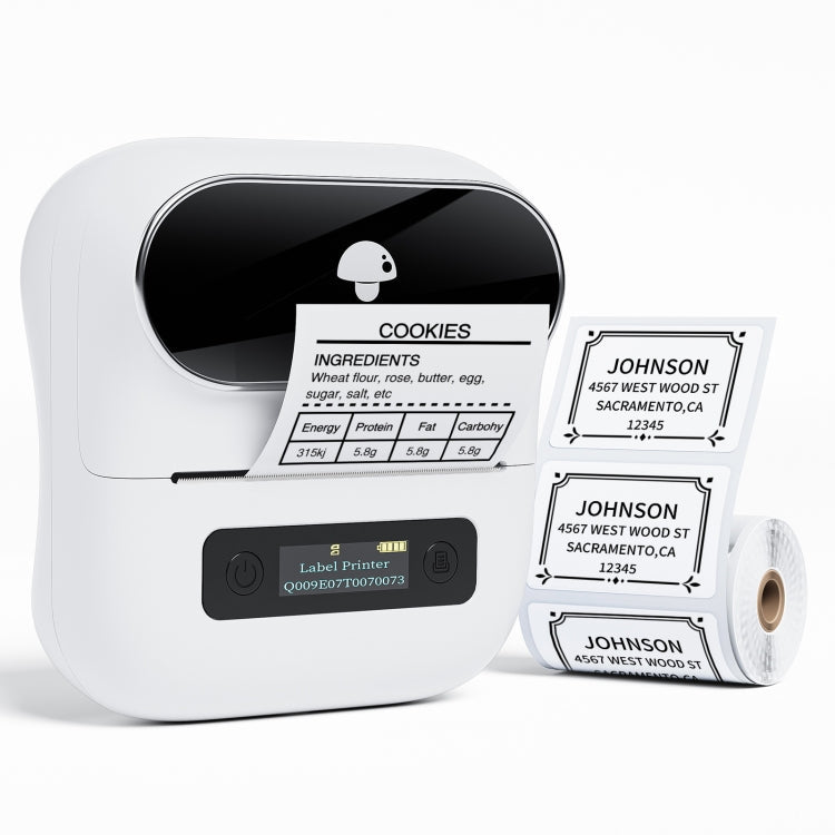 Phomemo M220 Jewelry Clothing Tags Bluetooth Thermist Strip Tag Printer, M220 – Bluetooth M220 White