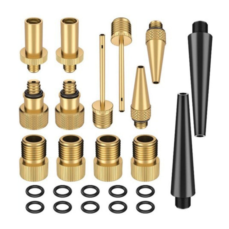 SV/AV/DV Bicycle Valve Adapter Set Bike Ball Pump Accessories, 15 in 1, 24 in 1 with Leather Ring, 25 in 1, 24 in 1, 32 in 1, 16 in 1, 10 in 1, 3sets 3 in 1, 12 in 1, 3sets 5 in 1, 3sets 4 in 1, 3sets 4 in 1 Gold, 14 in 1, 16 in 1 with Split Box... –... 24 in 1 with Leather Ring