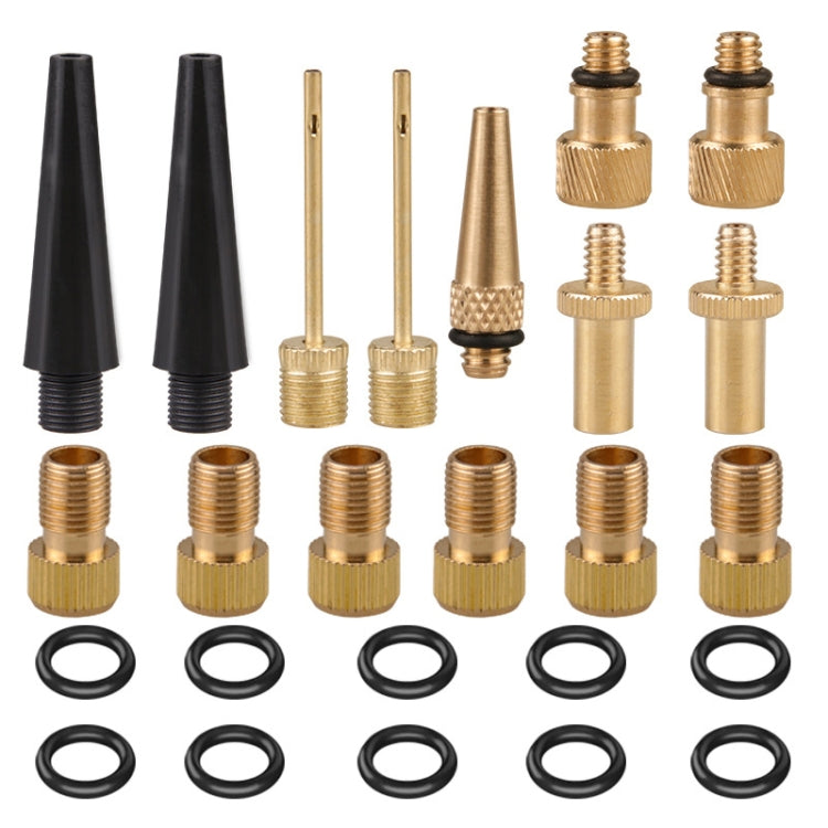 SV/AV/DV Bicycle Valve Adapter Set Bike Ball Pump Accessories, 15 in 1, 24 in 1 with Leather Ring, 25 in 1, 24 in 1, 32 in 1, 16 in 1, 10 in 1, 3sets 3 in 1, 12 in 1, 3sets 5 in 1, 3sets 4 in 1, 3sets 4 in 1 Gold, 14 in 1, 16 in 1 with Split Box... –... 25 in 1