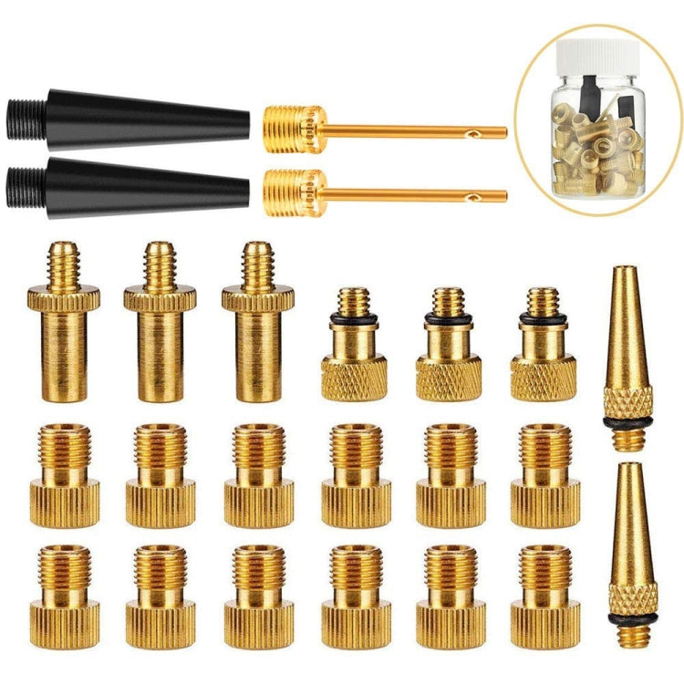 SV/AV/DV Bicycle Valve Adapter Set Bike Ball Pump Accessories, 15 in 1, 24 in 1 with Leather Ring, 25 in 1, 24 in 1, 32 in 1, 16 in 1, 10 in 1, 3sets 3 in 1, 12 in 1, 3sets 5 in 1, 3sets 4 in 1, 3sets 4 in 1 Gold, 14 in 1, 16 in 1 with Split Box... –... 24 in 1
