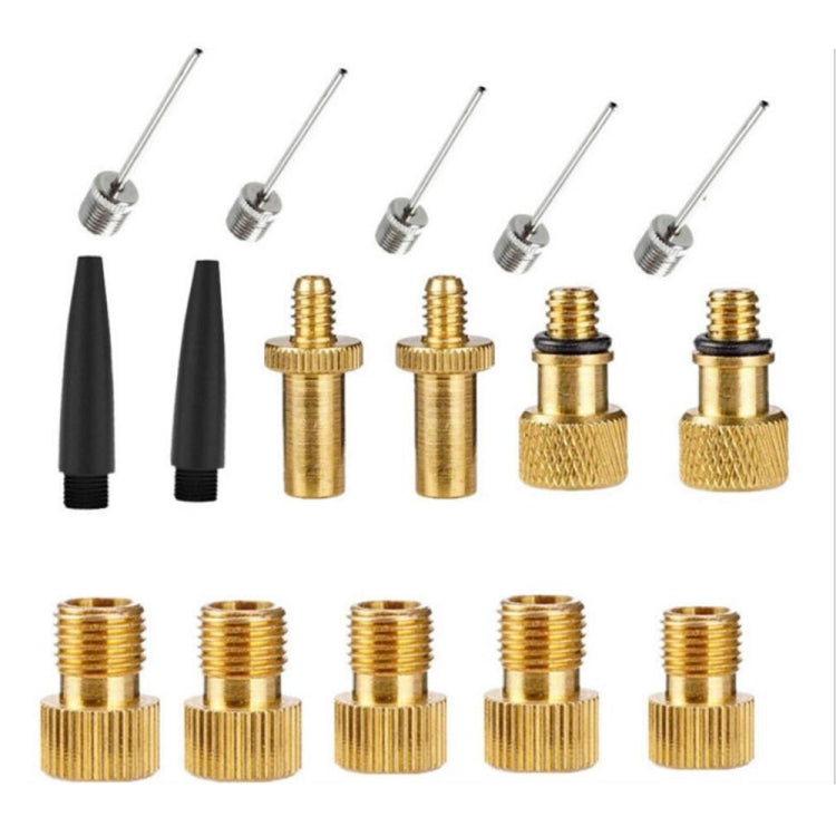 SV/AV/DV Bicycle Valve Adapter Set Bike Ball Pump Accessories, 15 in 1, 24 in 1 with Leather Ring, 25 in 1, 24 in 1, 32 in 1, 16 in 1, 10 in 1, 3sets 3 in 1, 12 in 1, 3sets 5 in 1, 3sets 4 in 1, 3sets 4 in 1 Gold, 14 in 1, 16 in 1 with Split Box... –... 16 in 1