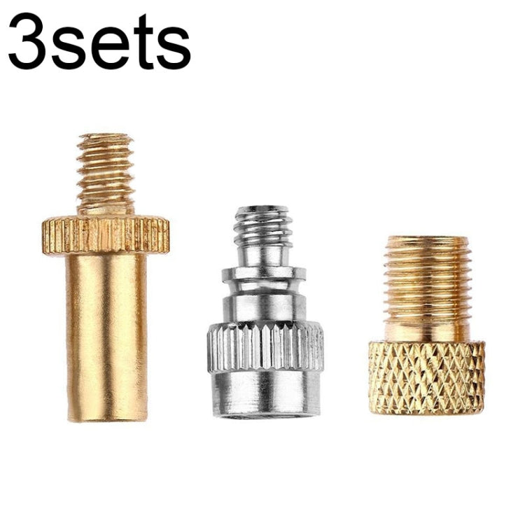 SV/AV/DV Bicycle Valve Adapter Set Bike Ball Pump Accessories, 15 in 1, 24 in 1 with Leather Ring, 25 in 1, 24 in 1, 32 in 1, 16 in 1, 10 in 1, 3sets 3 in 1, 12 in 1, 3sets 5 in 1, 3sets 4 in 1, 3sets 4 in 1 Gold, 14 in 1, 16 in 1 with Split Box... –... 3sets 3 in 1