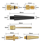 SV/AV/DV Bicycle Valve Adapter Set Bike Ball Pump Accessories, 15 in 1, 24 in 1 with Leather Ring, 25 in 1, 24 in 1, 32 in 1, 16 in 1, 10 in 1, 3sets 3 in 1, 12 in 1, 3sets 5 in 1, 3sets 4 in 1, 3sets 4 in 1 Gold, 14 in 1, 16 in 1 with Split Box       ...