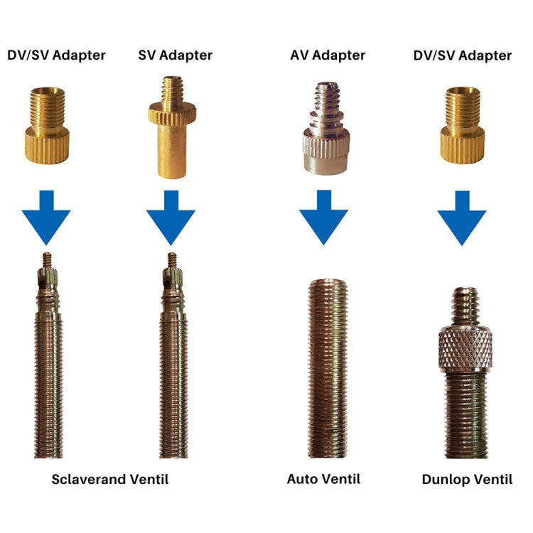SV/AV/DV Bicycle Valve Adapter Set Bike Ball Pump Accessories, 15 in 1, 24 in 1 with Leather Ring, 25 in 1, 24 in 1, 32 in 1, 16 in 1, 10 in 1, 3sets 3 in 1, 12 in 1, 3sets 5 in 1, 3sets 4 in 1, 3sets 4 in 1 Gold, 14 in 1, 16 in 1 with Split Box       ...