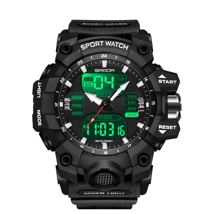 Watch – Shockproof, Transparent Black
