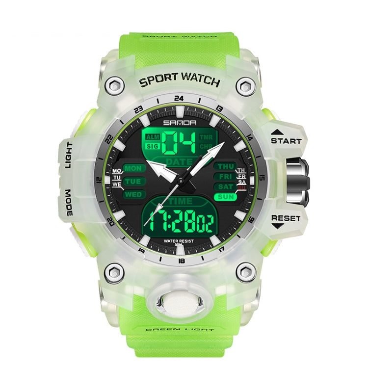 Watch – Shockproof, Transparent Transparent Green