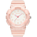 SANDA Small Fresh Digital All-match Waterproof Luminous Student Watch Cherry Pink