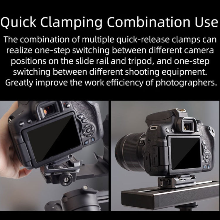 XILETU PQ-38 Quick Release Plate Base Tripod Slider Mount Adapter, PQ-38 Quick Release Plate