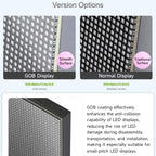 Waveshare RGB Full-color LED Matrix Panel, 3mm Pitch, 64 × 32 Pixels, Adjustable Brightness,, 20117, 33840