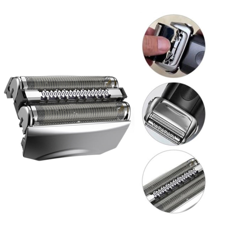 For BRAUN 70S Electric Shaver Silver Mesh Cutter Head Upgraded Version, Without Words, With Words – Durable Build, Easy to Use